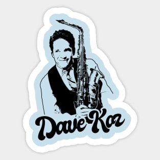 Dave Koz Style Classic Sticker